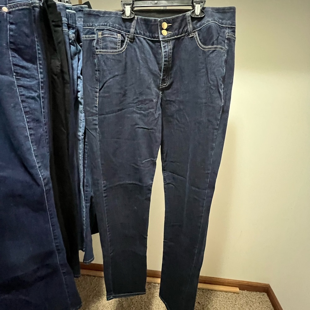 Lane Bryant Straight Leg Jeans Plus Size 18 Long